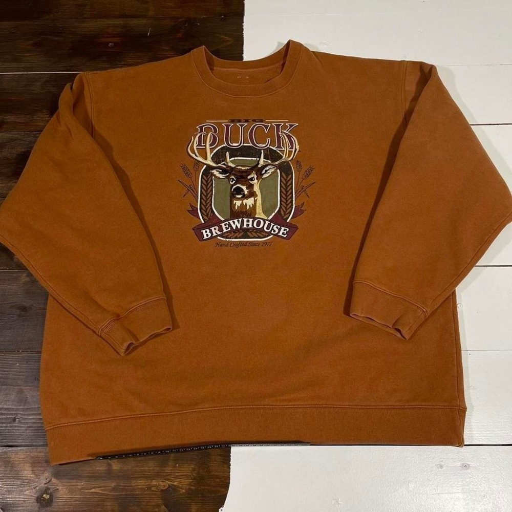 Embroidered Deer Sweatshirt
